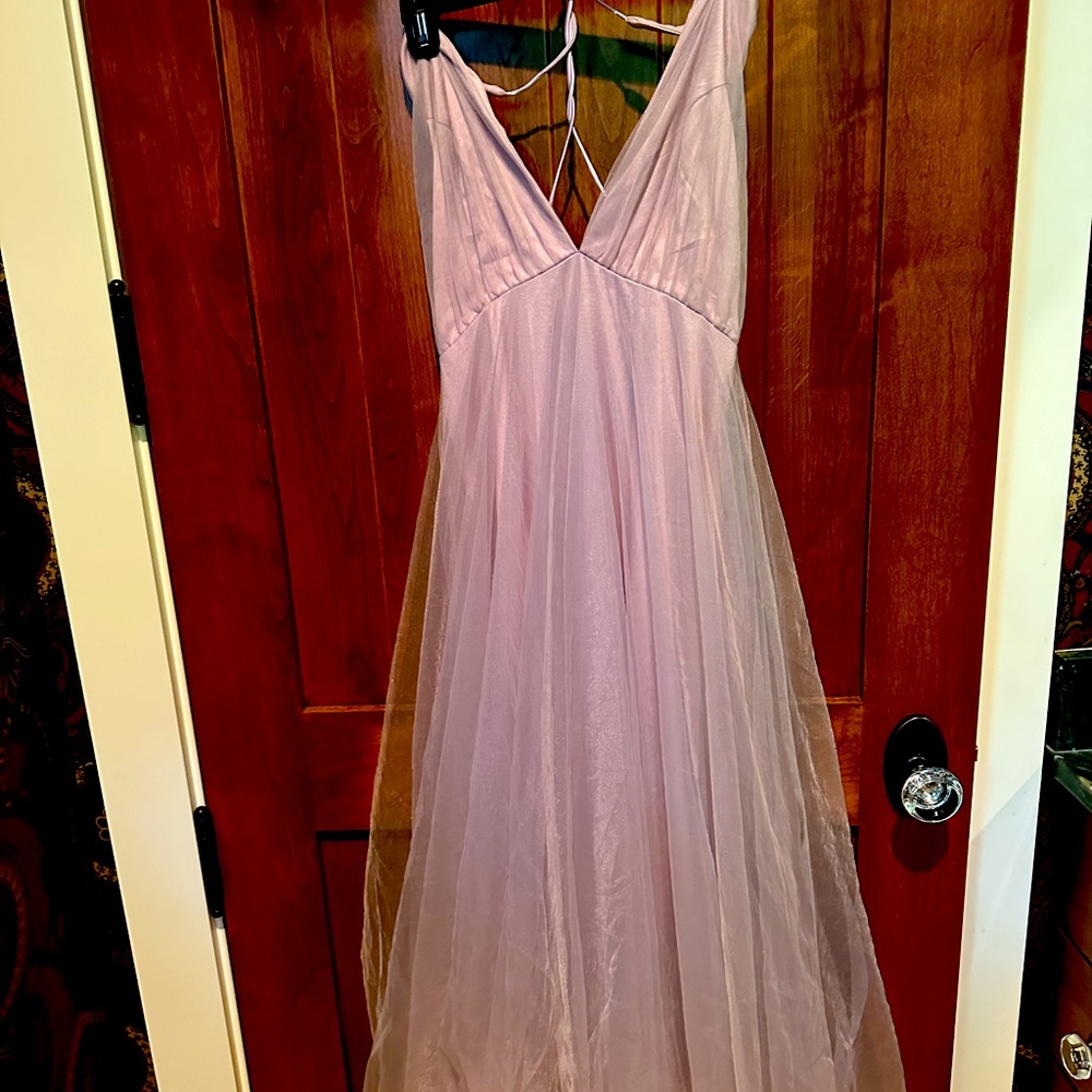 Lilac tule dress